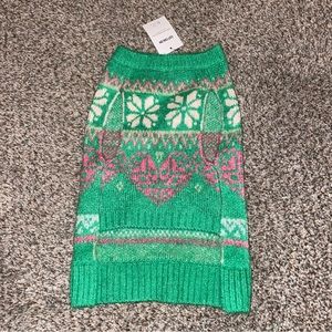 Cotton On Fair Isle Dog Sweater Size Small